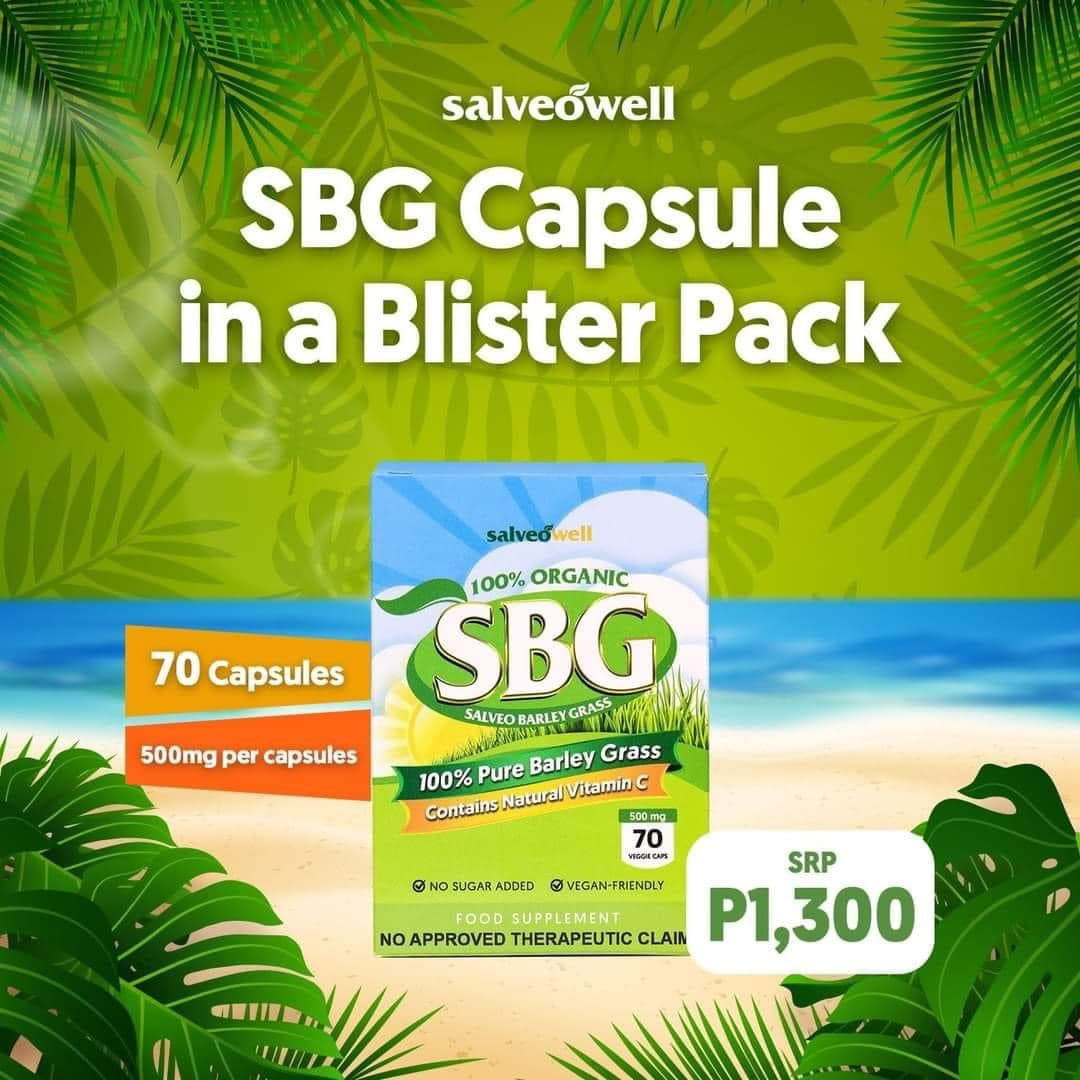 Salveo Barley Grass in Capsules Box 70caps