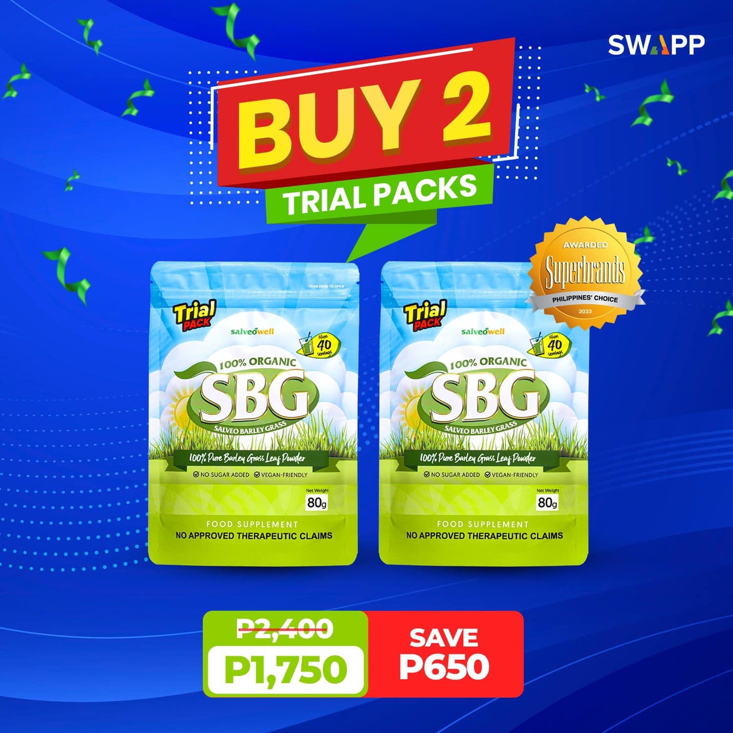 Salveo Trial Pack (Twin Pack Promo)