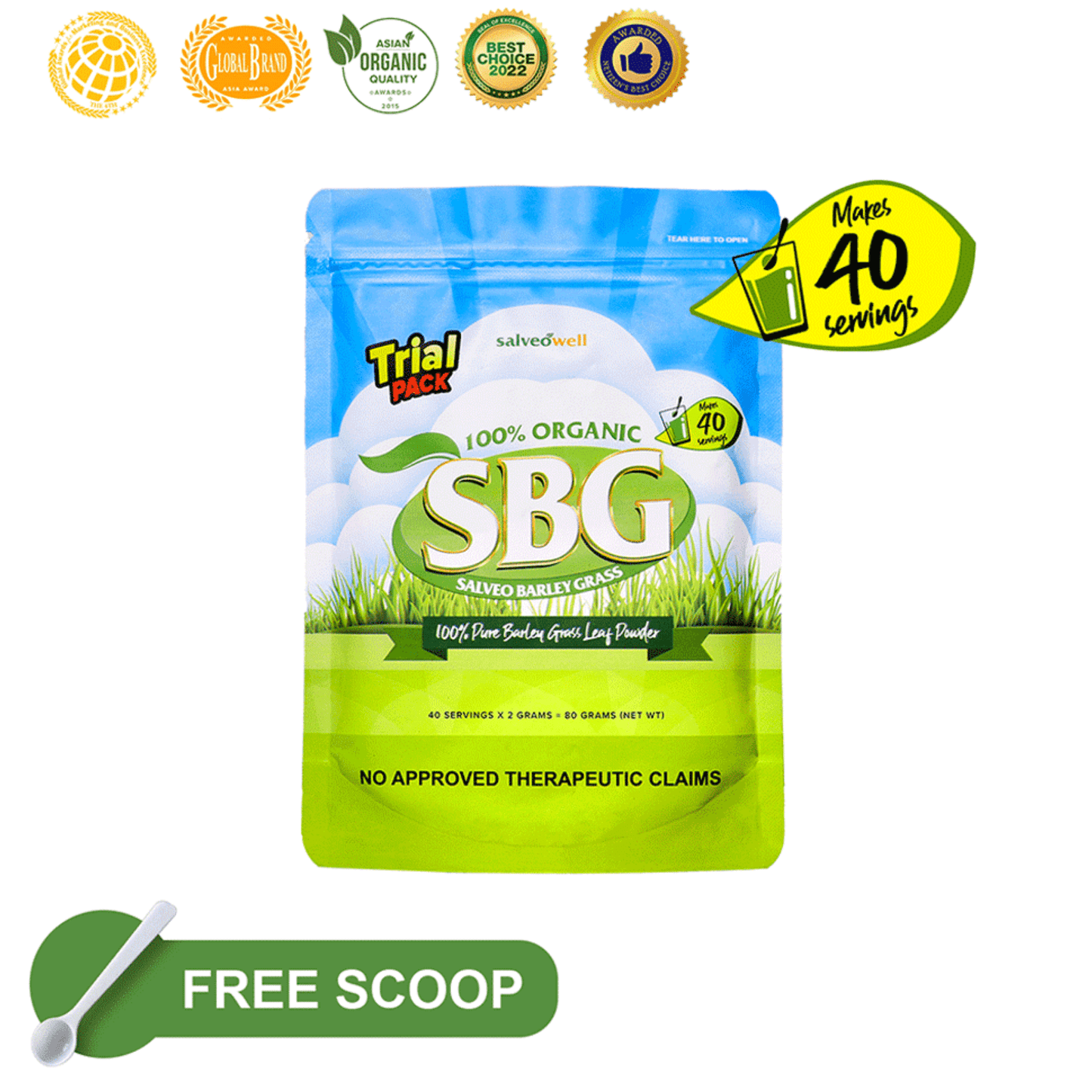 Salveo Trial Pack New Packaging from 60 grams to 80 grams!