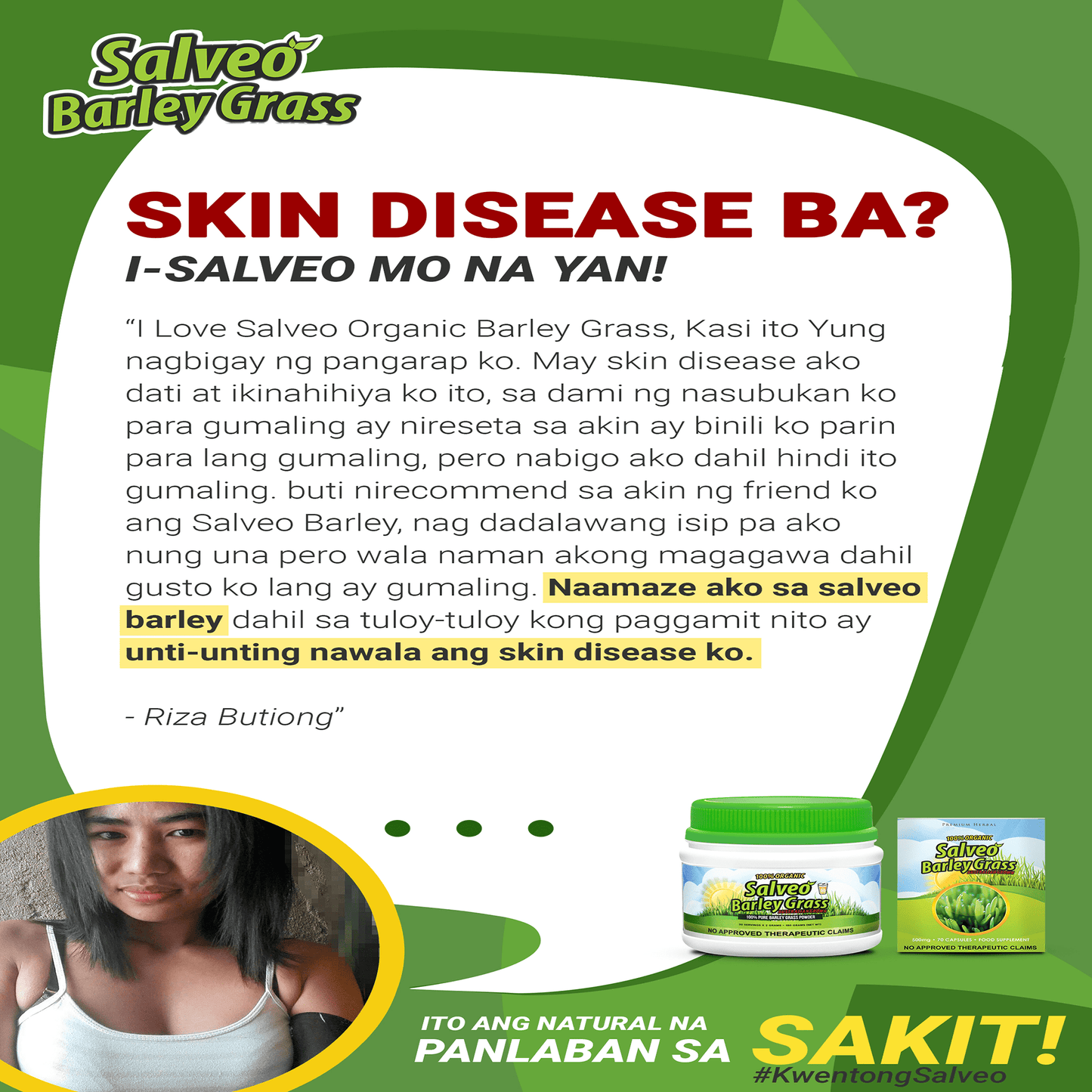 Salveo Trial Pack New Packaging from 60 grams to 80 grams!